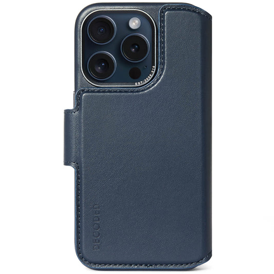 Decoded Detachable Wallet voor iPhone 15 Pro Max - Marineblauw