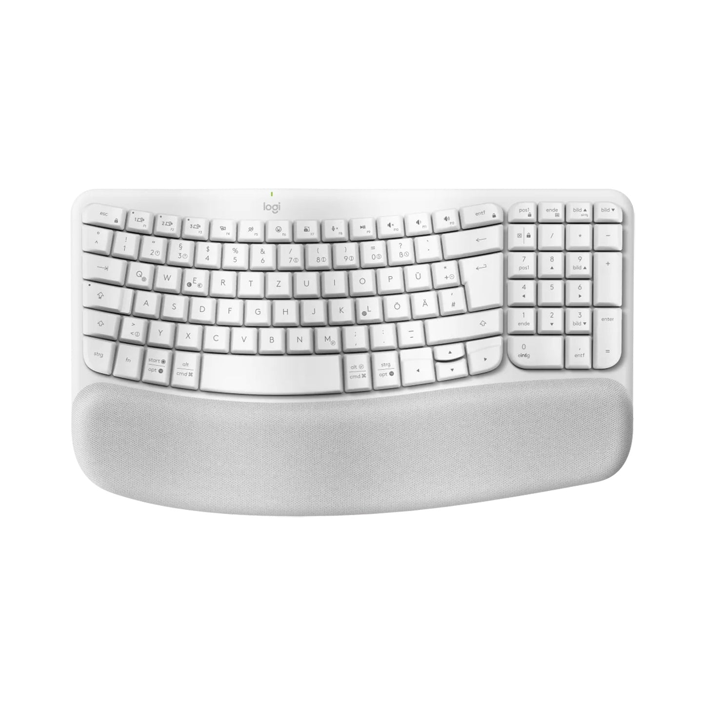 Logitech Wave Keys - Draadloos Ergonomisch Toetsenbord - Frans (Azerty)