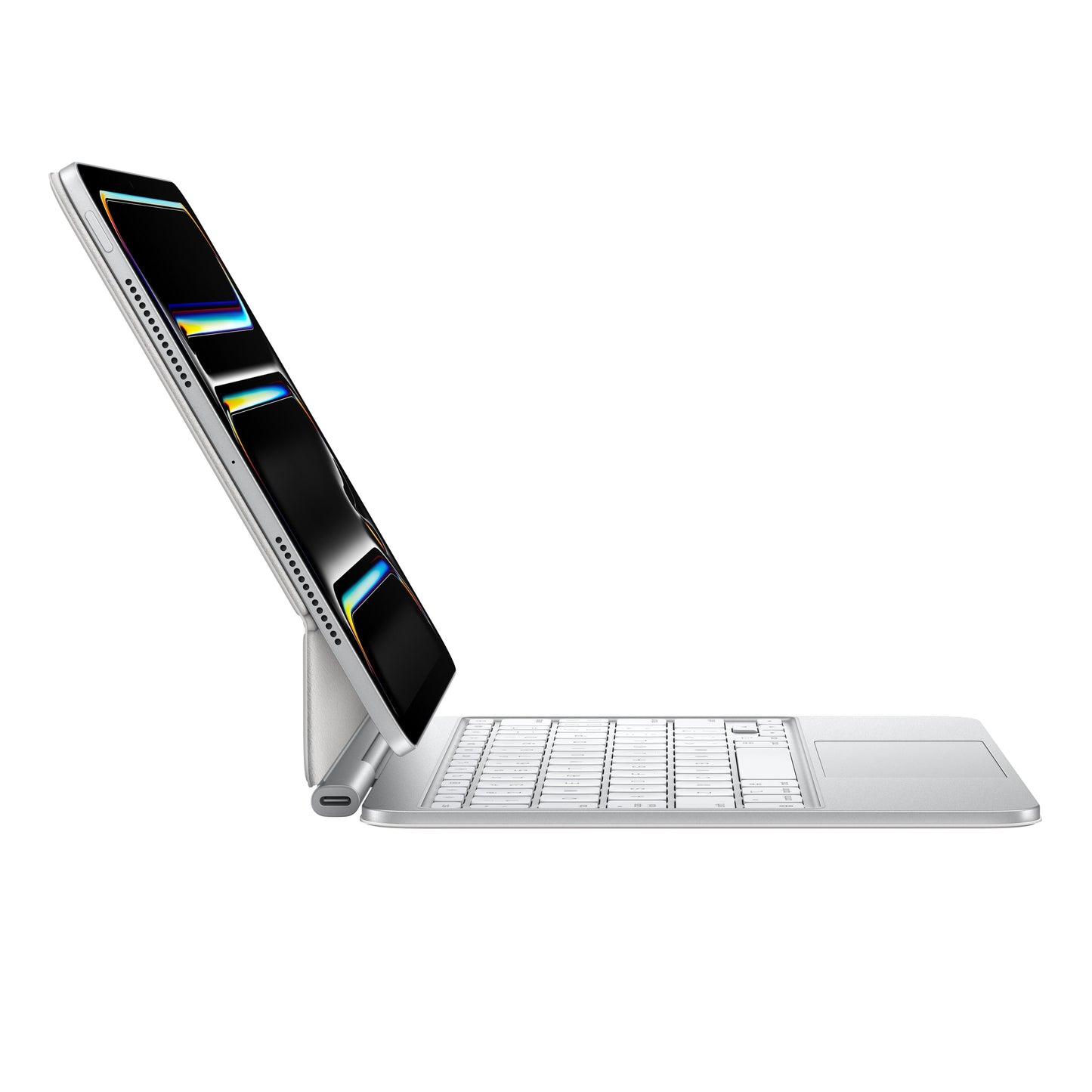 Magic Keyboard pour iPad Pro 11 pouces (M4/M5) - Blanc (Qwerty NL)