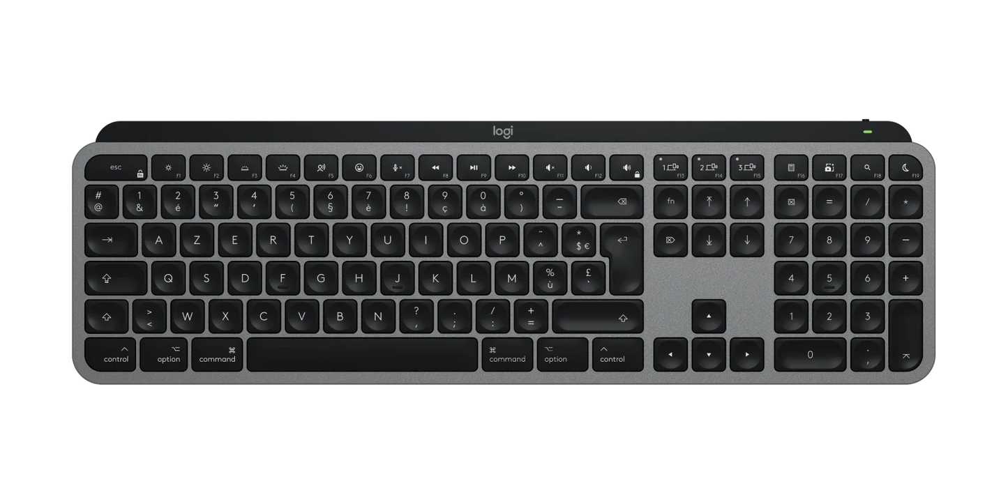 Logitech MX Keys S voor Mac - Spacegrijs - Frans (Azerty)