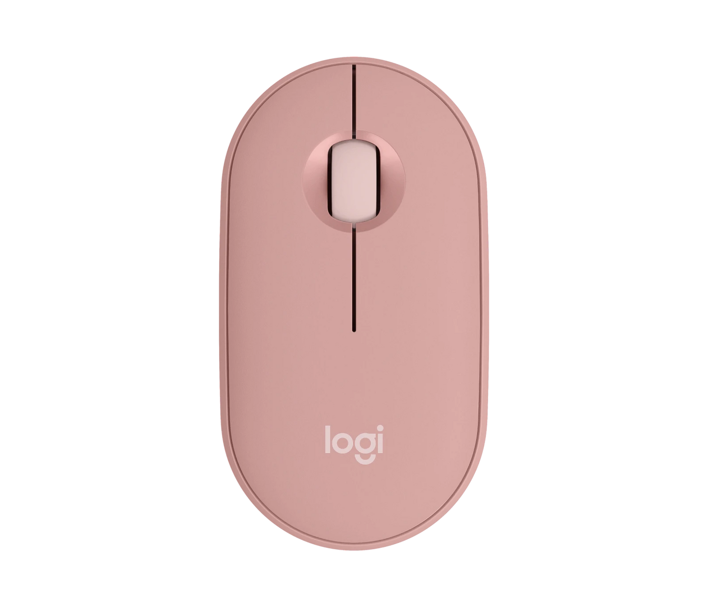 Logitech Pebble Mouse 2 M350s  - Bluetooth - Roze