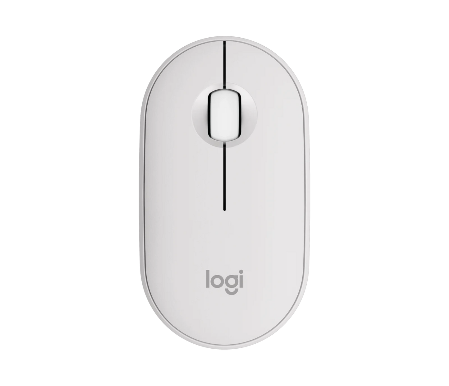 Logitech Pebble Mouse 2 M350s  - Bluetooth - Blanc