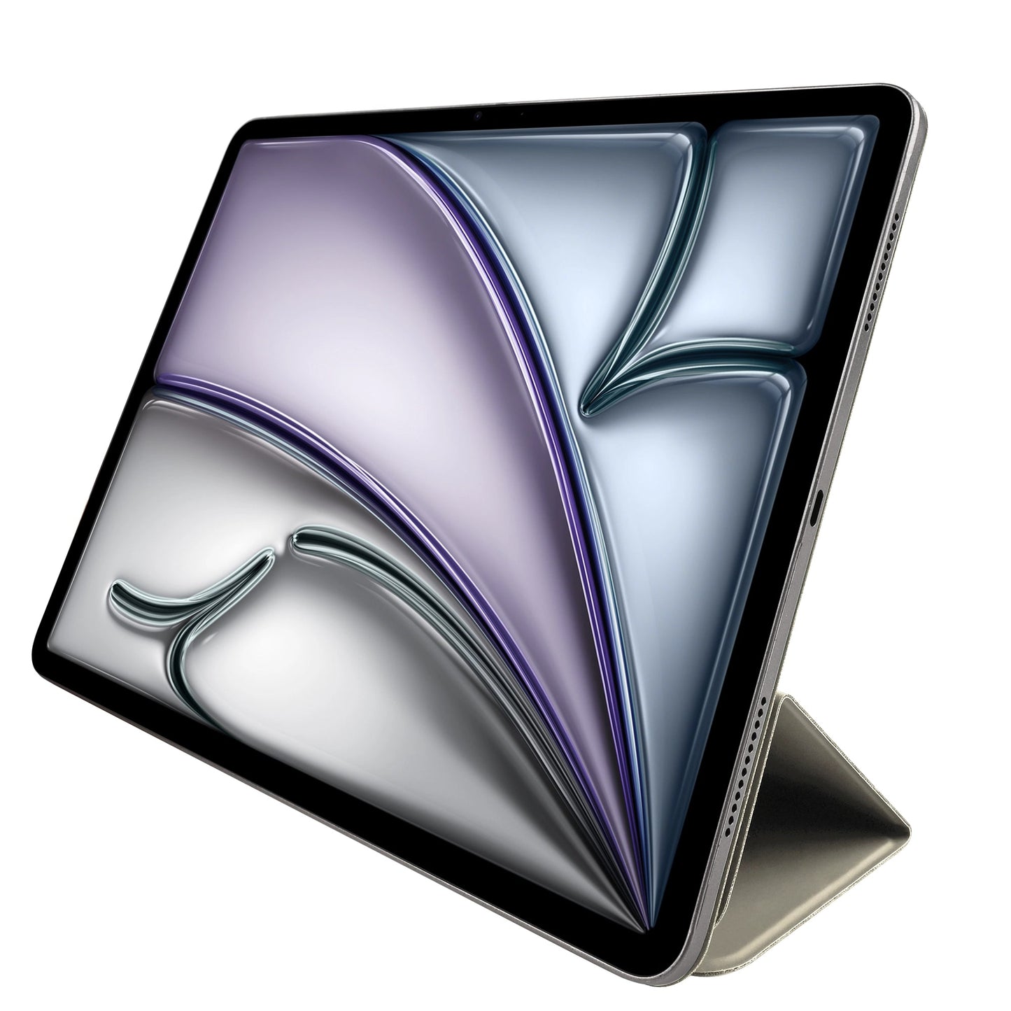 Pomologic BookCover pour iPad Air 13 pouces (M2/M3) - Ivoire