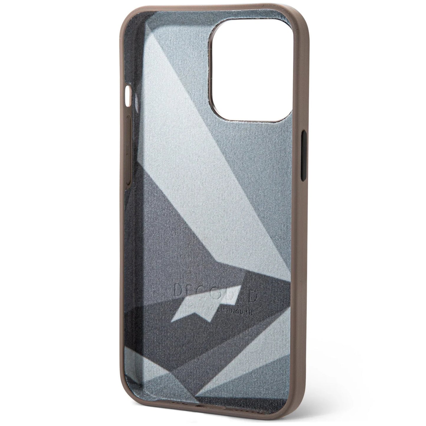 Decoded Silicone Backcover pour iPhone 13 Pro - Dark Taupe