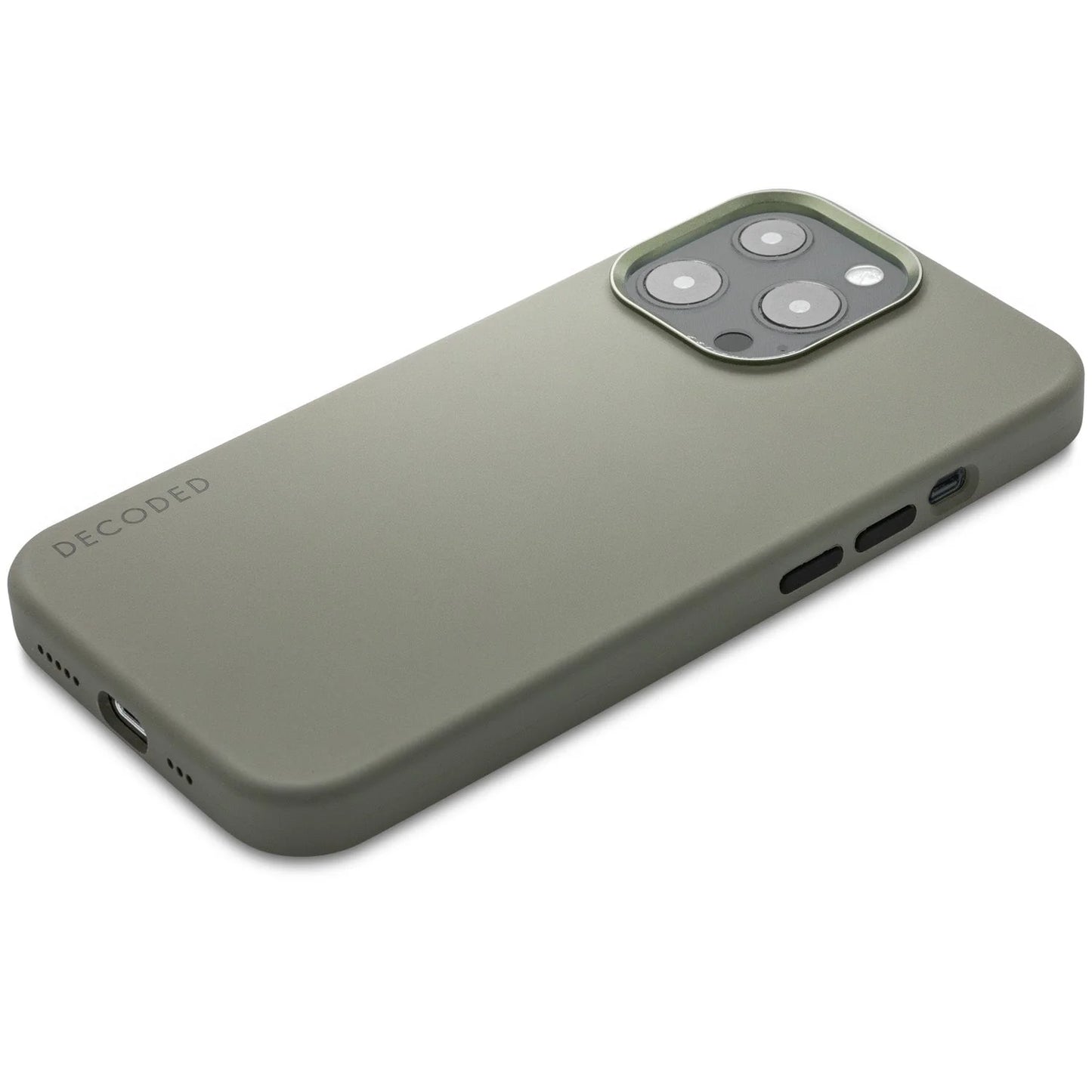 Decoded Silicon Backcover voor iPhone 13 Pro - Olive