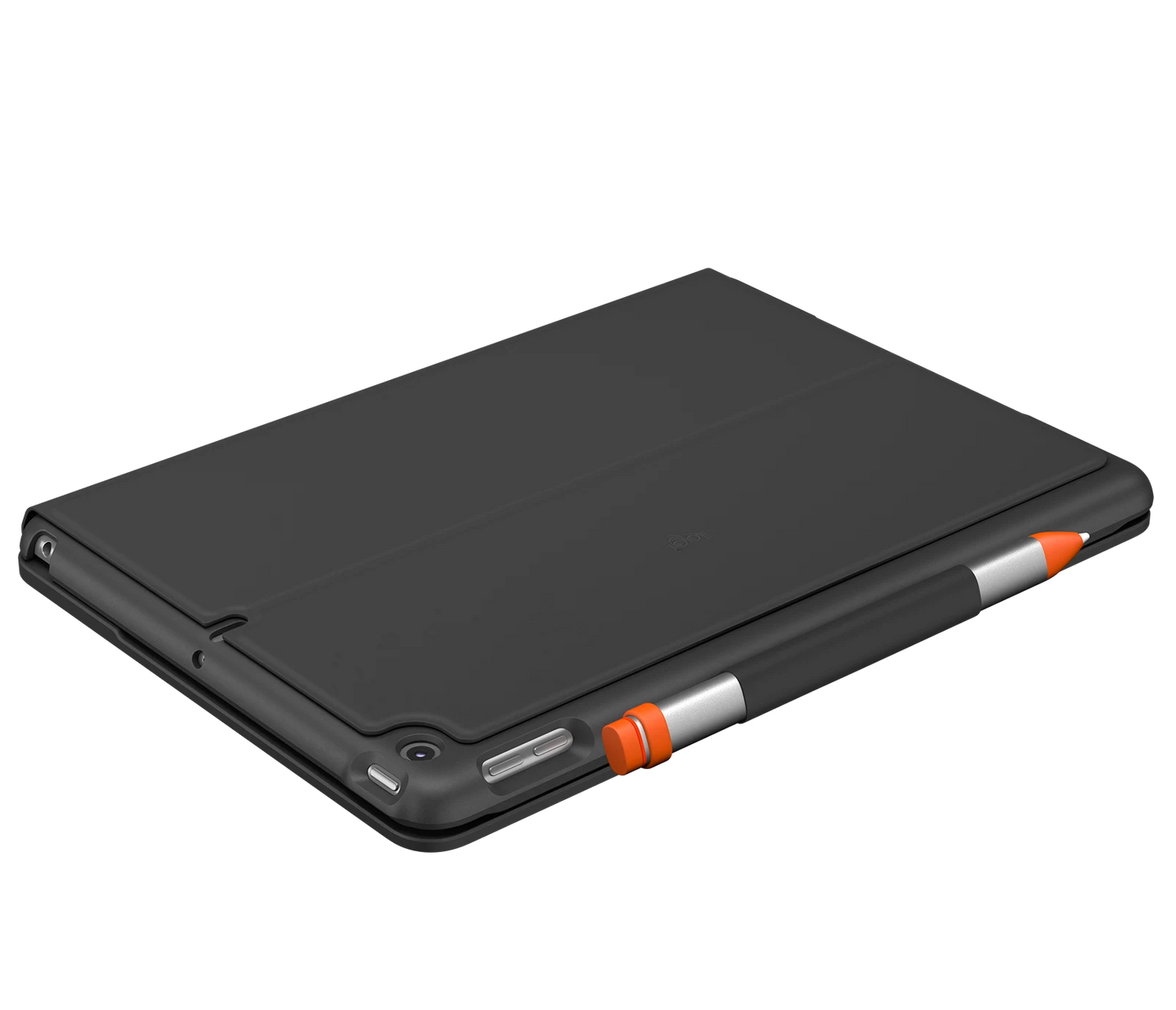 Logitech Slim Folio - Keyboard Case voor 10,2-inch iPad (7e/8e/9e gen.) - FR (Azerty) - Oxford Grey