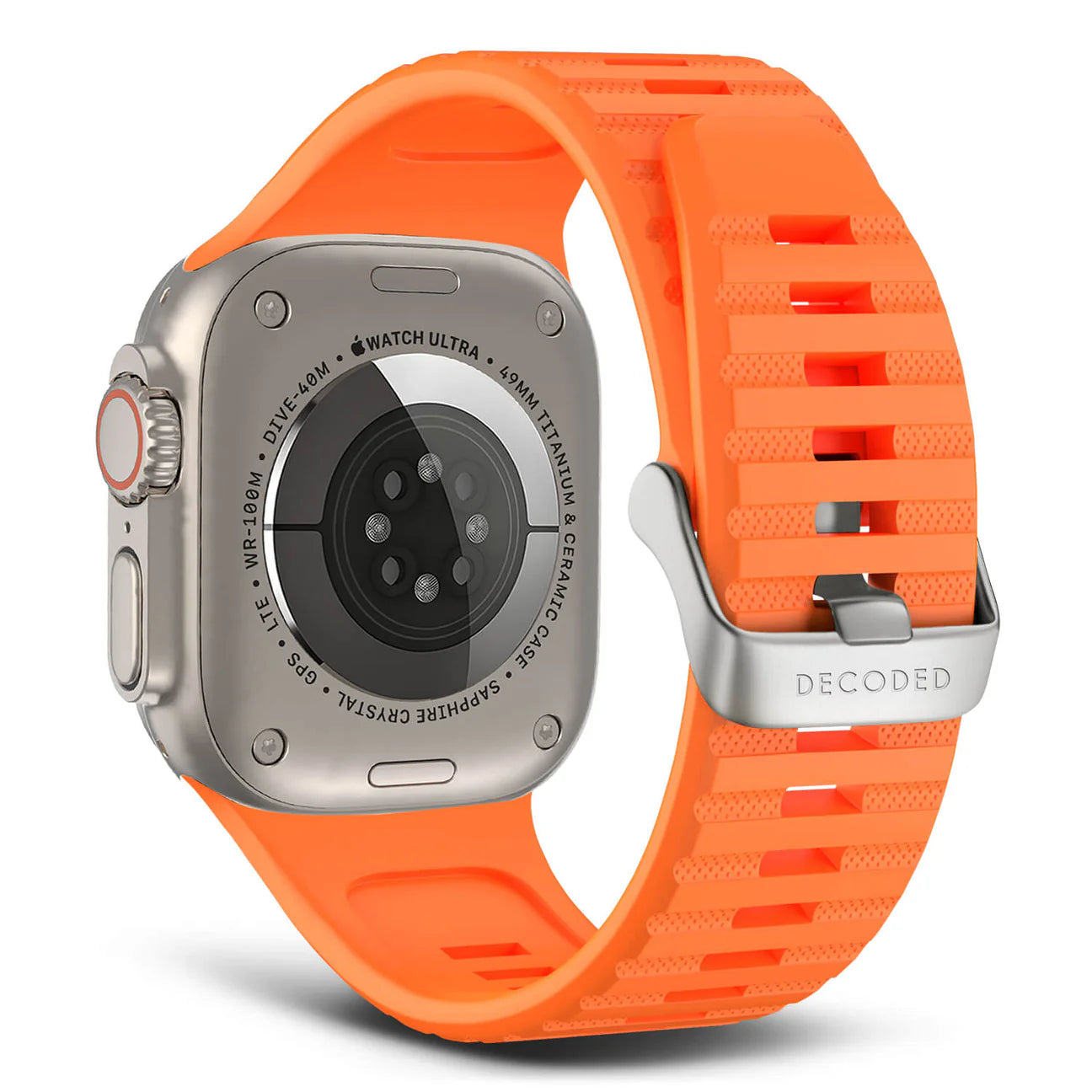 EOL Decoded Silicon Ultra Traction Strap - 44/45/46/49 mm - Apricot