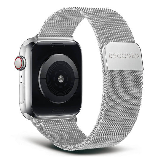 Decoded Milan Traction Strap - 38/40/41/42 mm - Argent