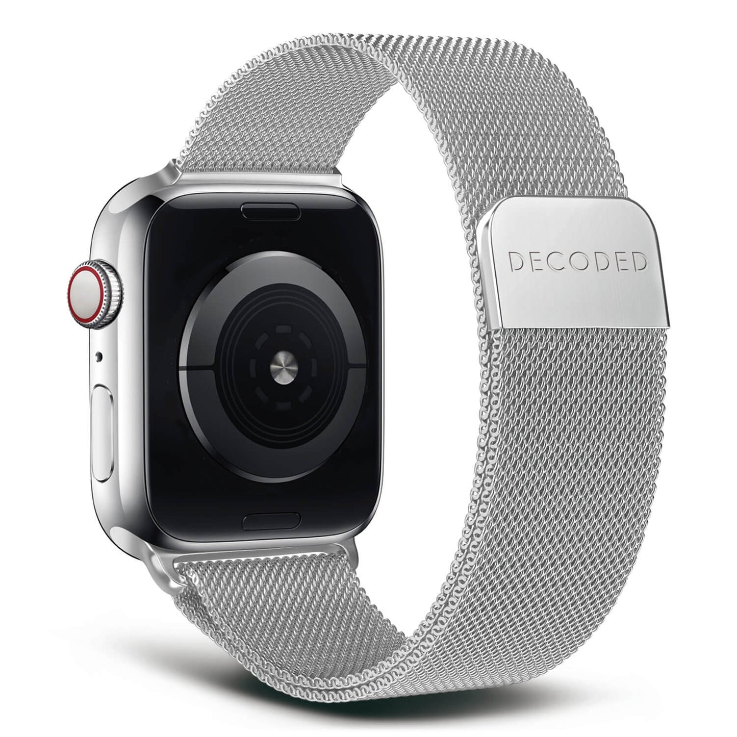 Decoded Milan Traction Strap - 44/45/46/49 mm - Argent