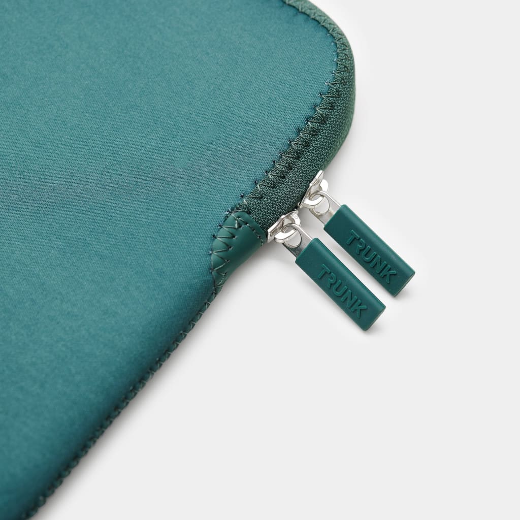 Trunk Neopreen hoes voor MacBook 13-inch - Donkergroen