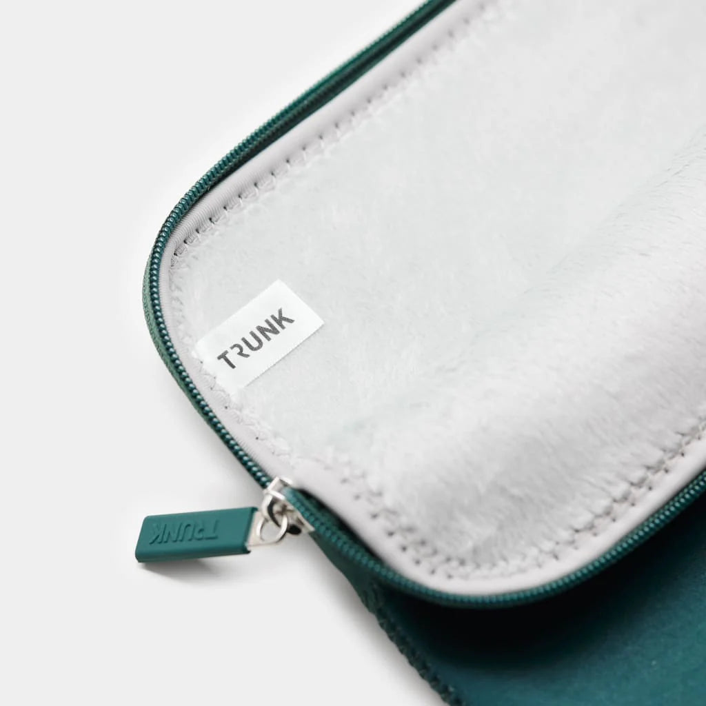 Trunk Neopreen hoes voor MacBook 13-inch - Donkergroen