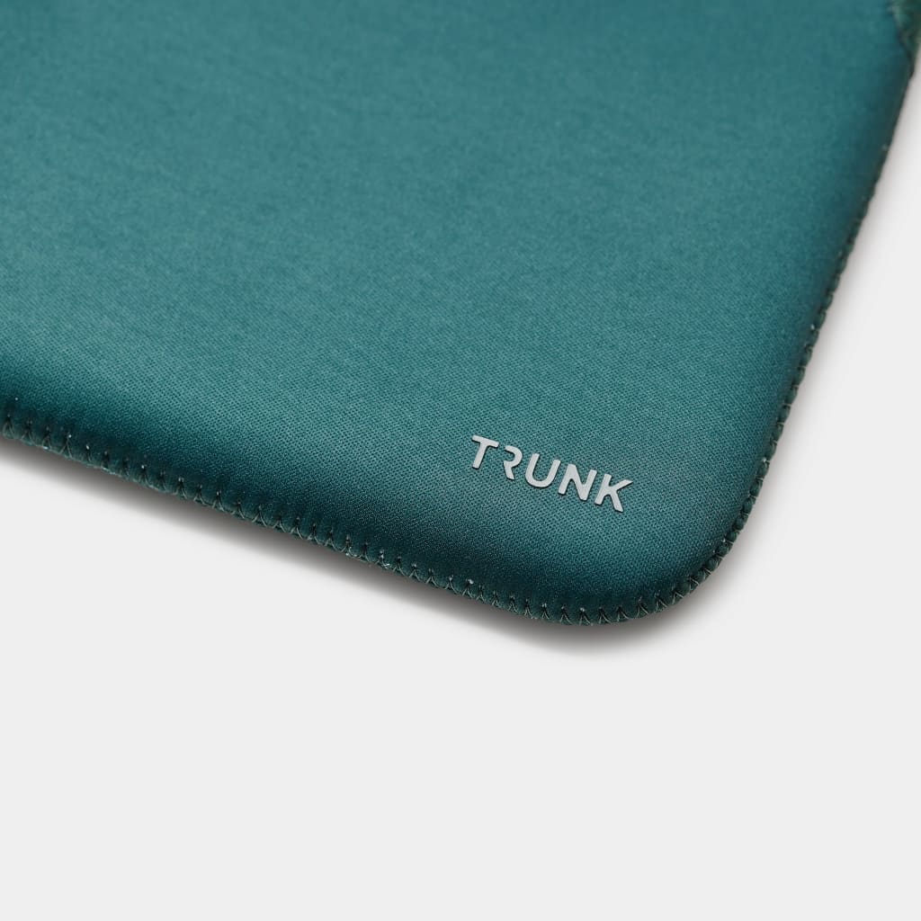 Trunk Neopreen hoes voor MacBook 13-inch - Donkergroen