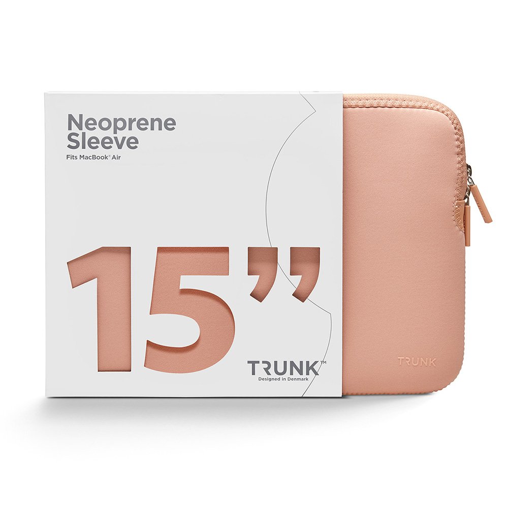 Trunk Neopreen hoes voor MacBook Air 15-inch - Koraalroze