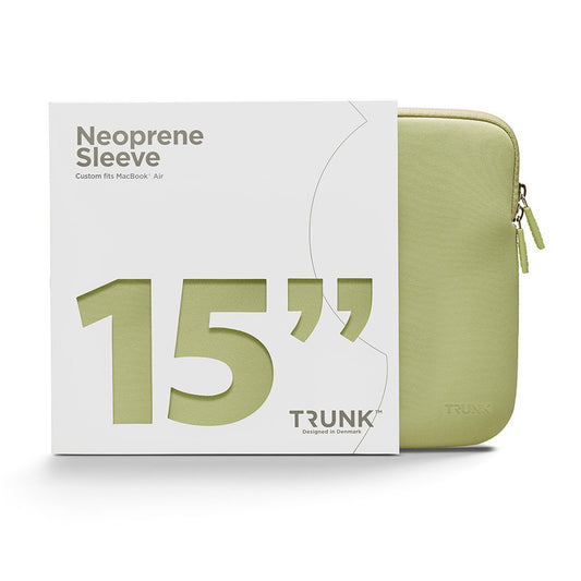 Trunk Neopreen hoes voor MacBook Air 15-inch - Nijlgroen