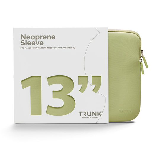 Trunk Neopreen hoes voor MacBook Air 13-inch - Nijlgroen