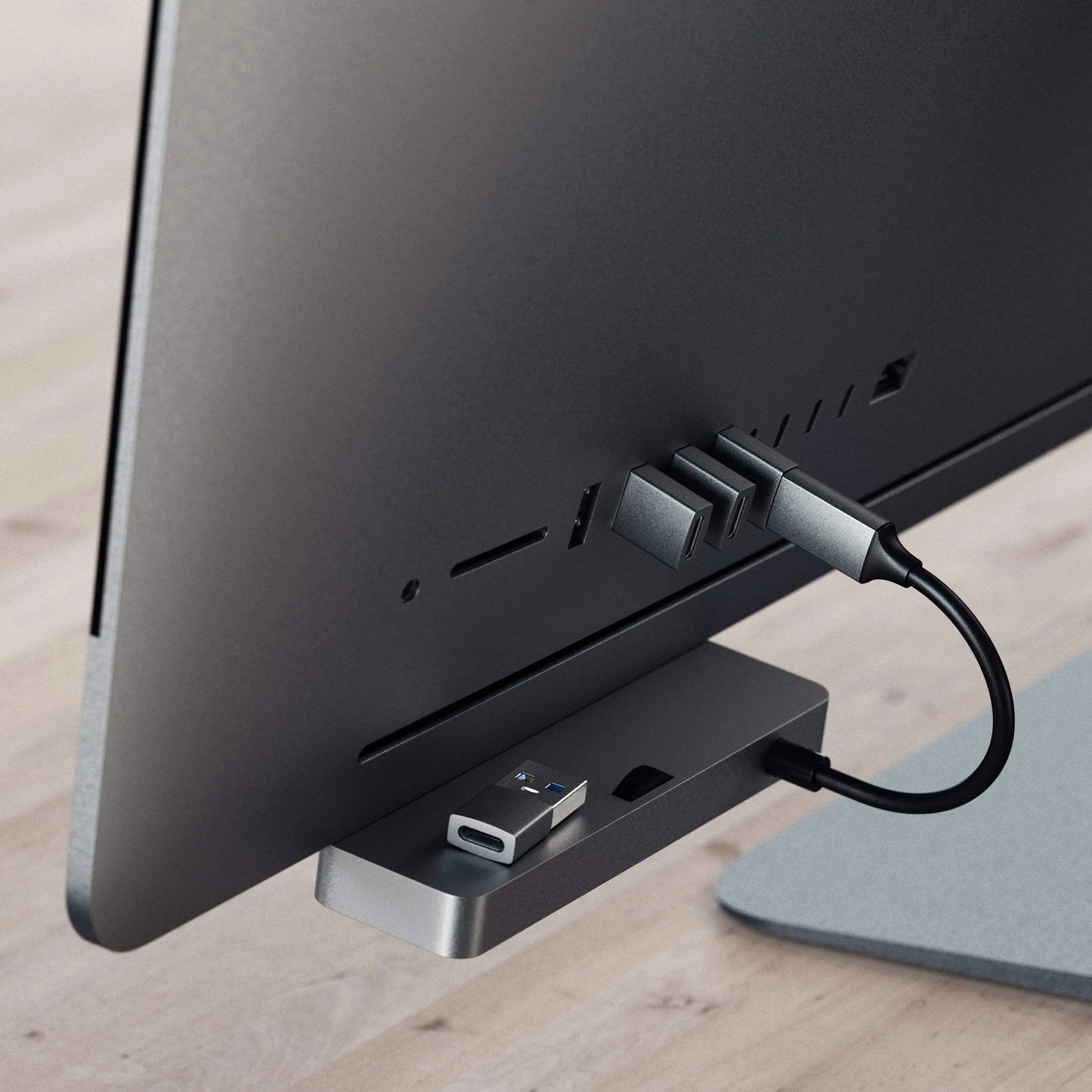 Satechi USB-A naar USB-C Adapter - Spacegrijs