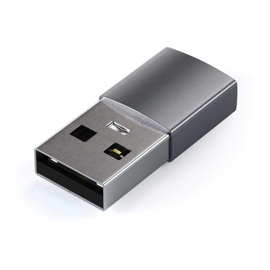 Satechi Aluminum USB-A vers USB-C Adapteur - Gris sidéral