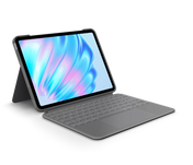 Logitech Combo Touch - Keyboard Case pour iPad Air 11 pouces (M3/M2/5e gén.) - UK(Qwerty) - Oxford Grey