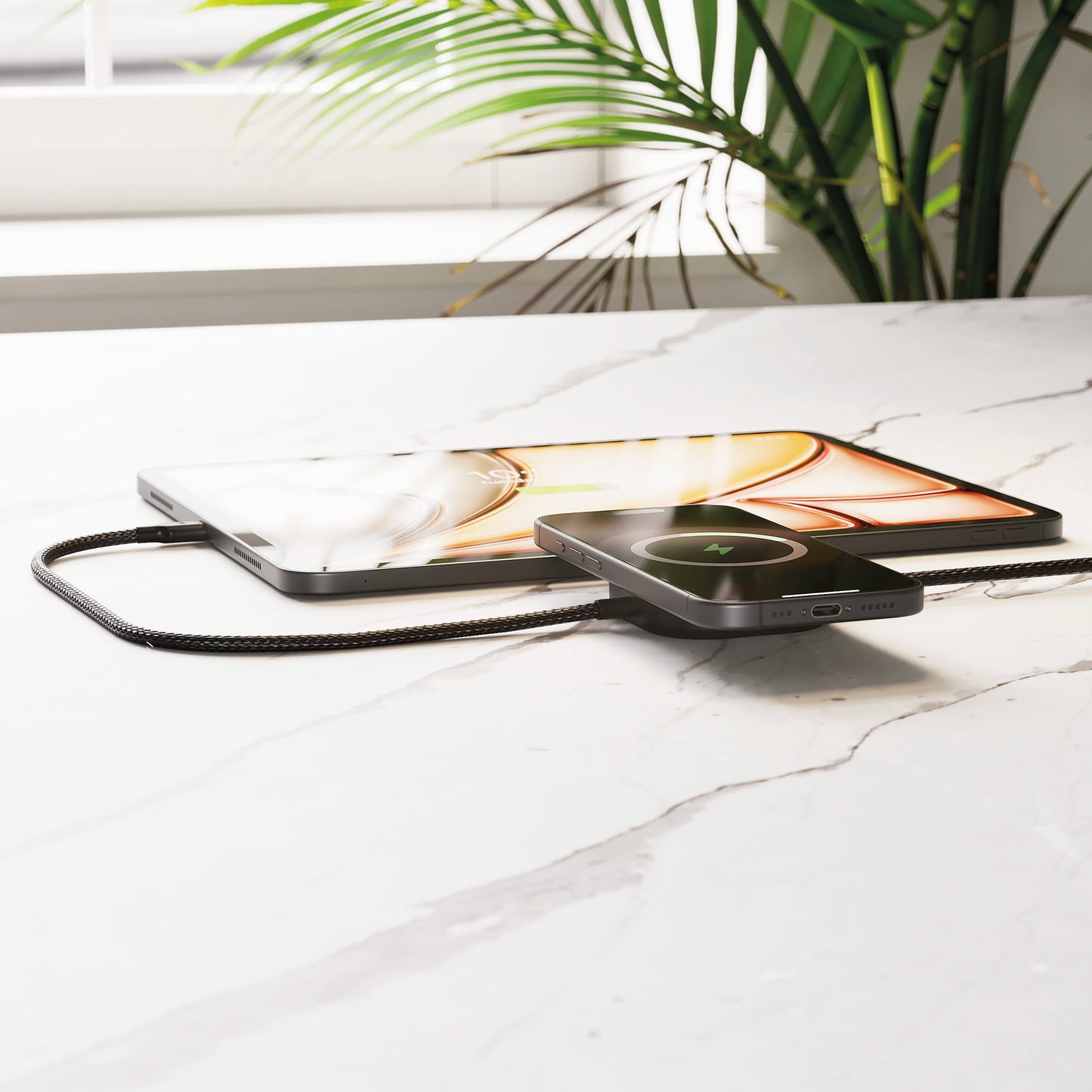 Zens Pro 2 | Wireless Charger - Charging Cable USB-C/USB-C - Zwart
