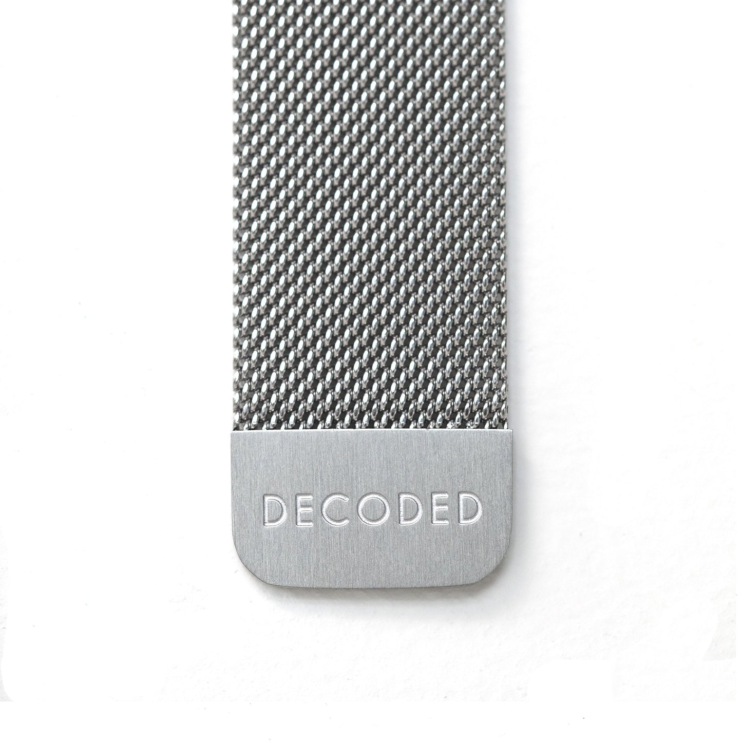 Decoded Milan Traction Strap - 44/45/46/49 mm - Argent