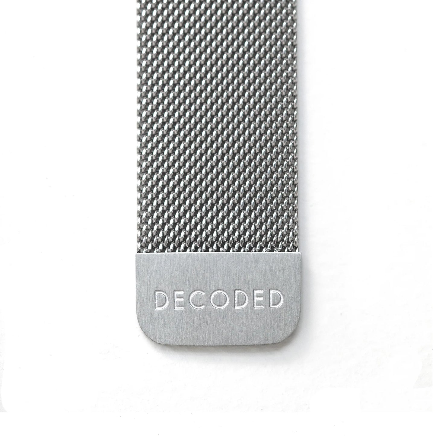 Decoded Milan Traction Strap - 38/40/41/42 mm - Zilver